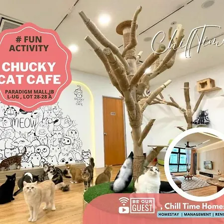Paradigm Residence Above Paradigm Mall Free Netflix Pool By Chilltime Homestay Johor Bahru Exterior photo